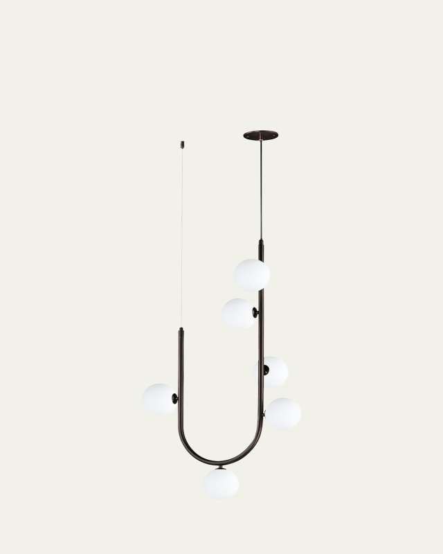 Nina Magon Design from Studio M Contour 6-Light Cord Hung Pendant 3000K